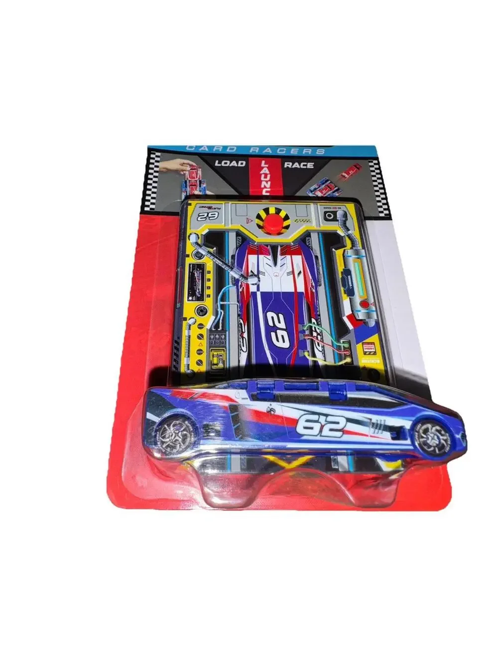 LUKI LAB THE ORIGINAL FLAT2FAST CARD RACERS BLUE #62 F2F-B62-01